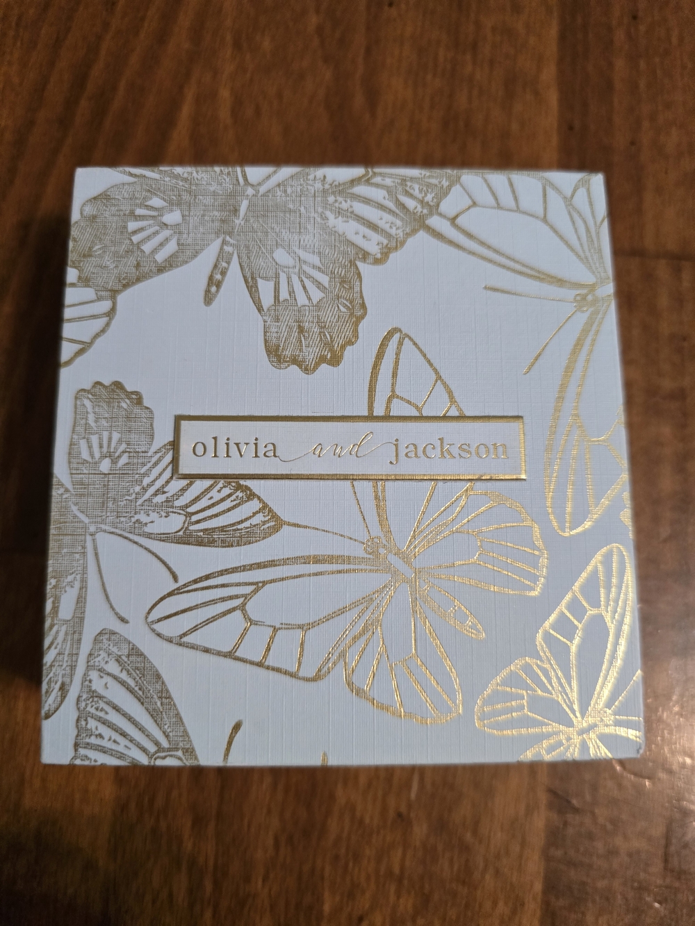 Olivia and Jackson Gold Butterfly Trio Pendant Necklace - Picture 4 of 4